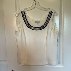 Tahari Arthur S Levine tank top blouse size 12